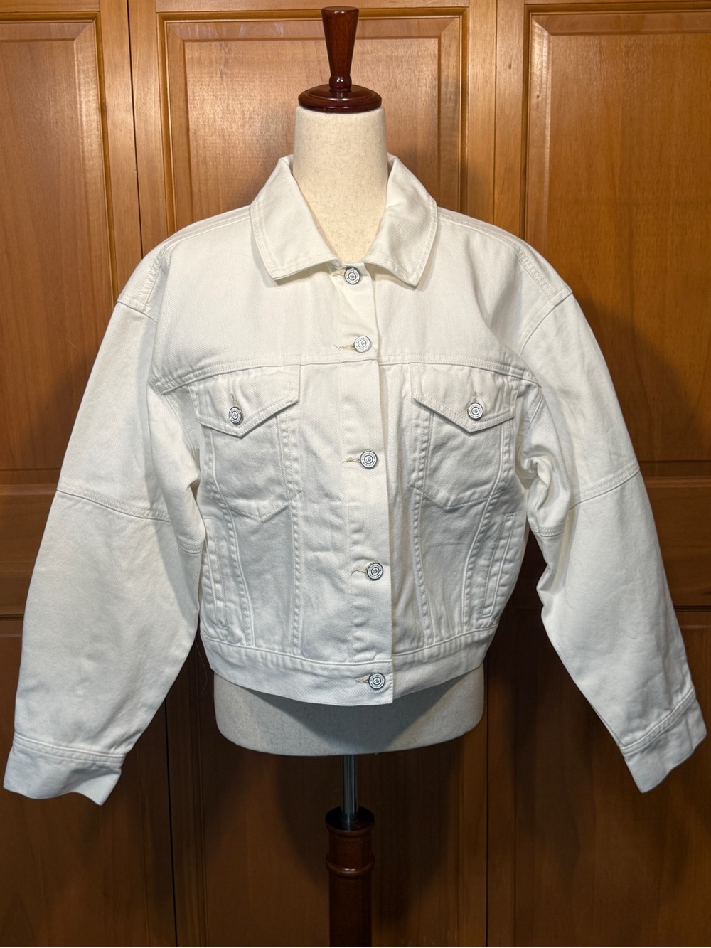 Scotch & Soda White Denim Trucker Jacket